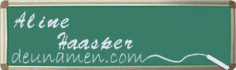 Aline Haasper Visitenkarte